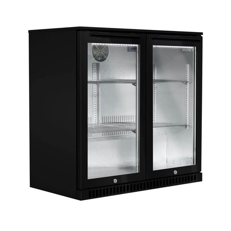 Husky 190L Alfresco Double Back Bar | ALF-C2-BLK-840