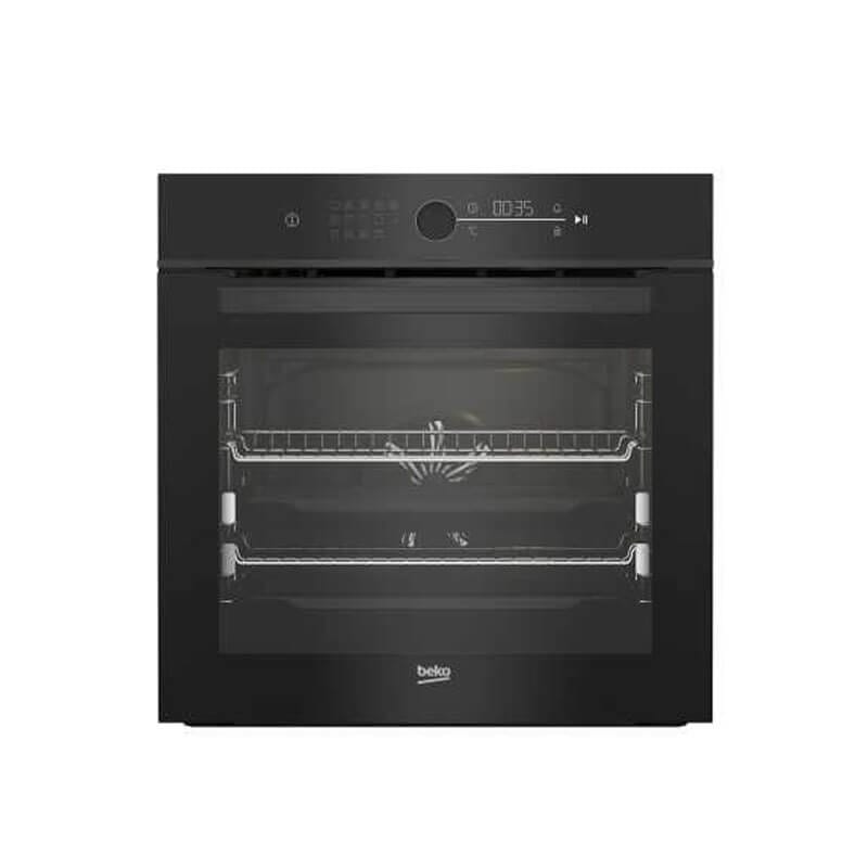 Beko 60cm Multifunction Pyrolytic Oven - Black | BBO6852PDX