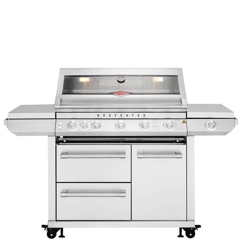 Beefeater 7000 Premium 5 burner BBQ side burner & trolley Stainless Steel | BMF7655SA