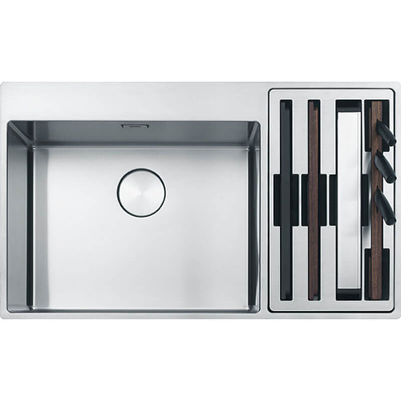 Franke Box Centre Double Bowl Sink HOF Kit | BWX220-54-27 SBR
