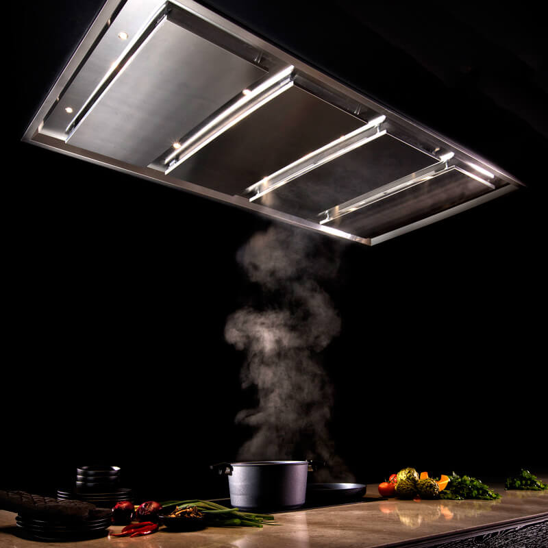 Schweigen 200cm Ceiling Cassette Rangehood | CC-INARTSP2