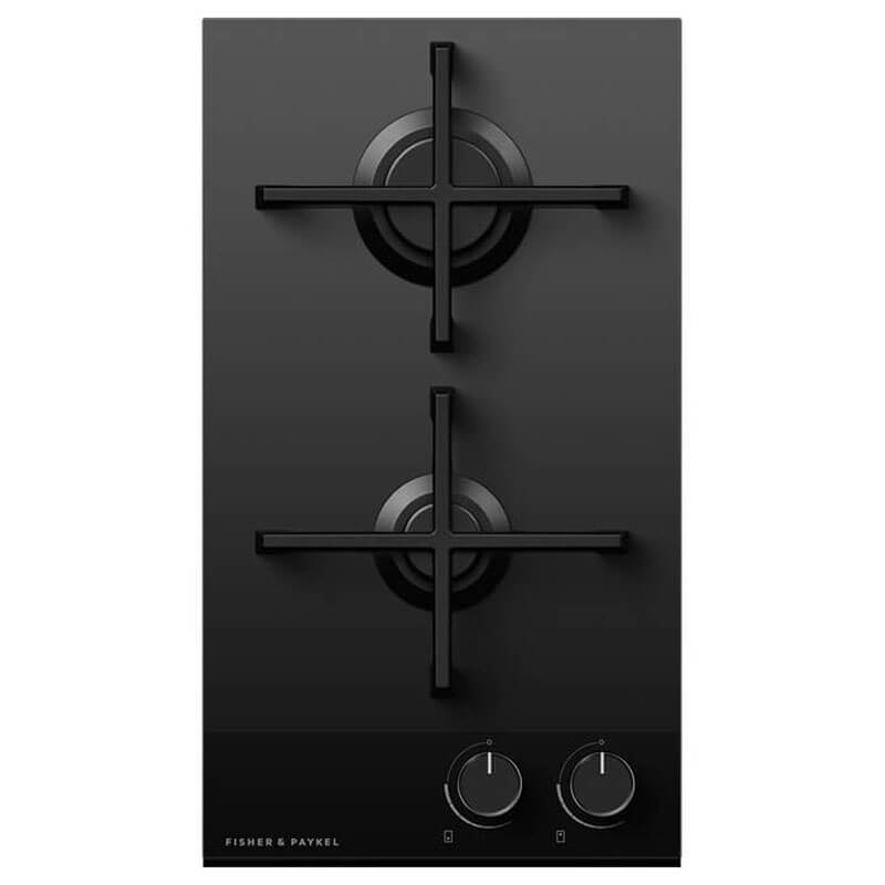 Fisher & Paykel 30cm Series 9 2 Burner Gas Cooktop Natural Gas | CG302DNGGB4