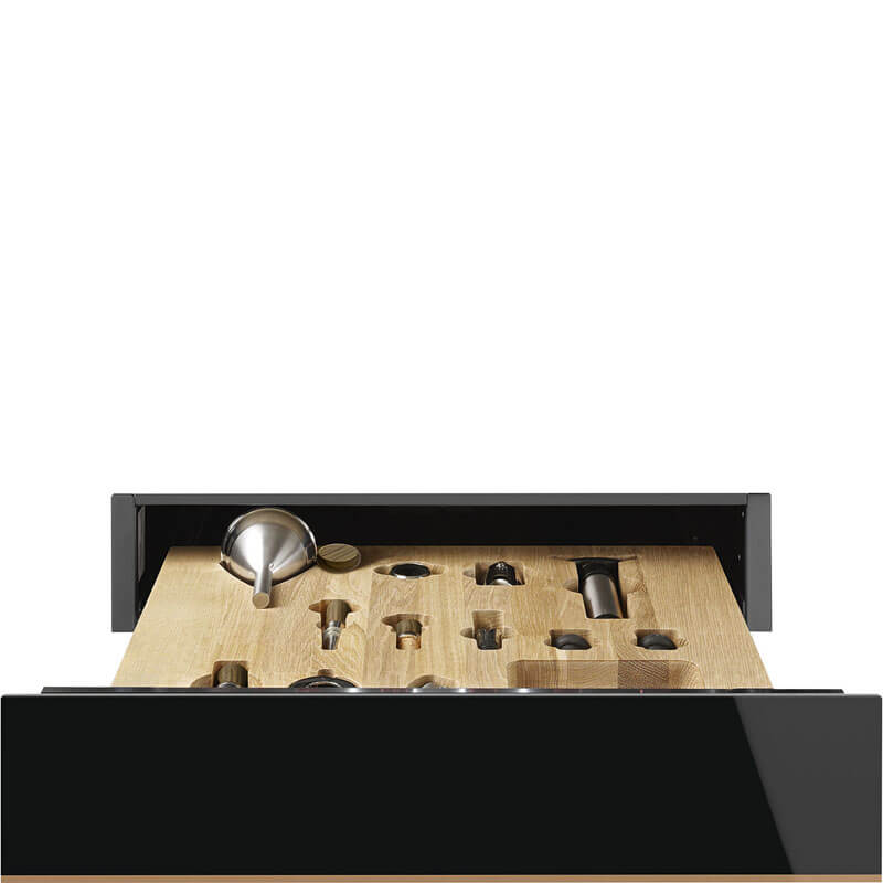 Smeg Appliances Dolce Stil Novo 15cm Sommelier Drawer With Copper Trim | CPS615NR