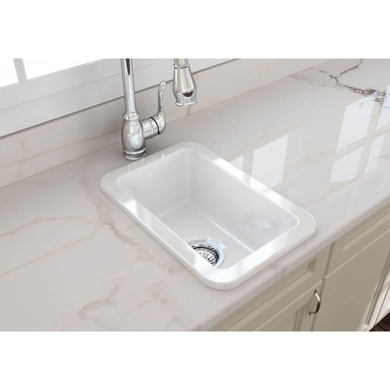Turner Hastings Cuisine 30 x 46 Fine Fireclay Single Bowl Sink White Gloss | CU30FS - Image 2