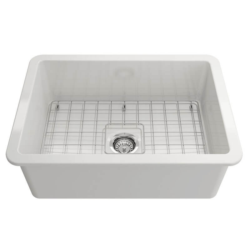 Turner Hastings Cuisine 68 x 48 Fine Fireclay Single Bowl Sink White Gloss | CU68FS