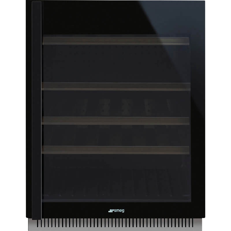 Smeg Appliances Dolce Stil Novo 82cm 38 Bottle Wine Cooler Black Right Hand Hinge | CVI638RN3