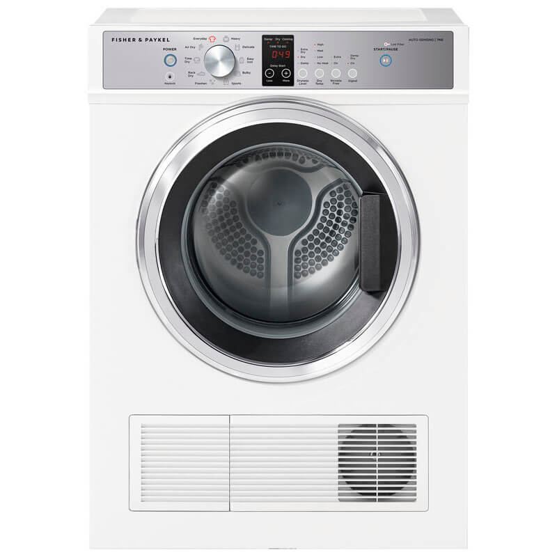 Fisher & Paykel 7kg Series 7 Vented Dryer Auto Sensing Full Reverse Tumbling | DE7060P2