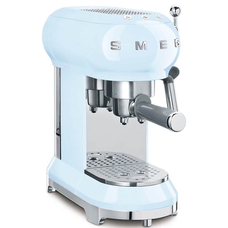 Smeg Appliances Coffee Machine - Pastel Blue | ECF01PBAU
