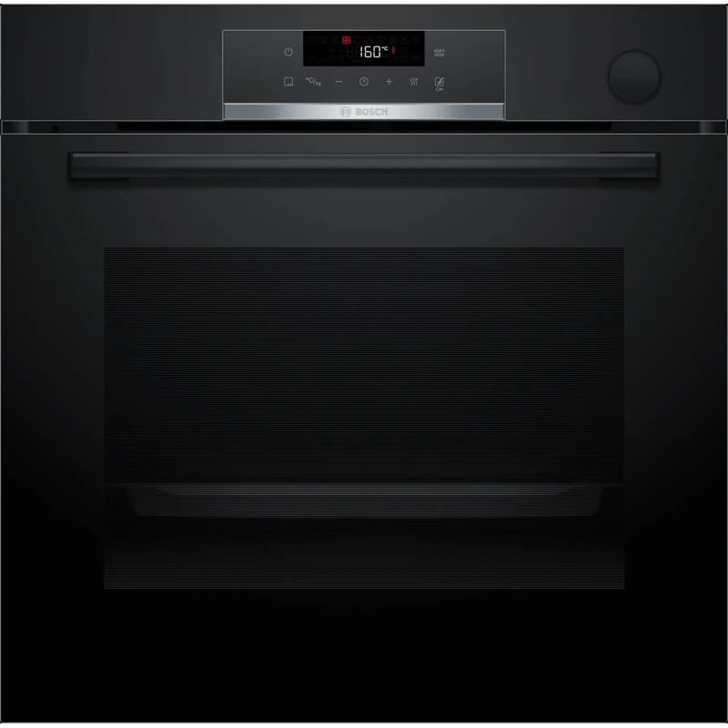 Bosch Series 6 Black Multifunction Oven with AddedSteam (bottle) | HRG572EB3A