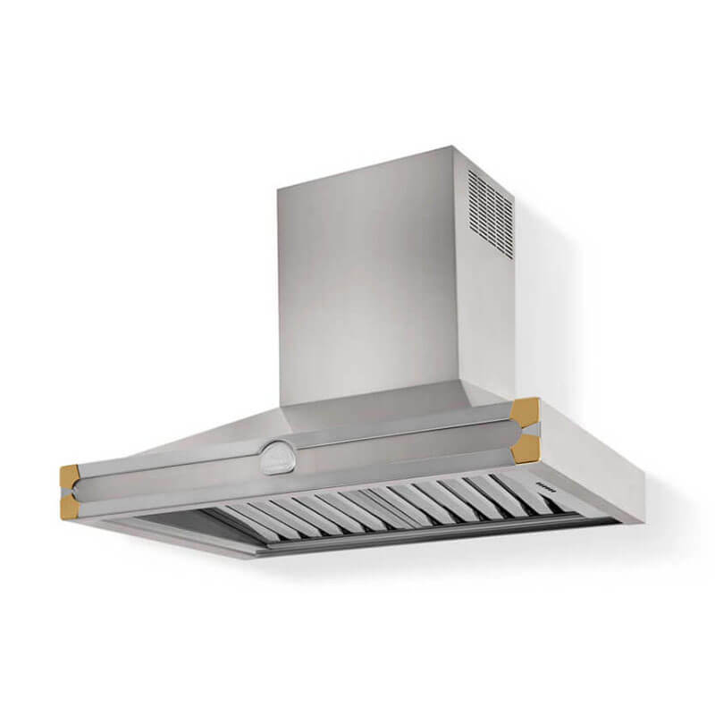 La Cornue Albertine90 Brushed Stainless Steel Rangehood | HS9I