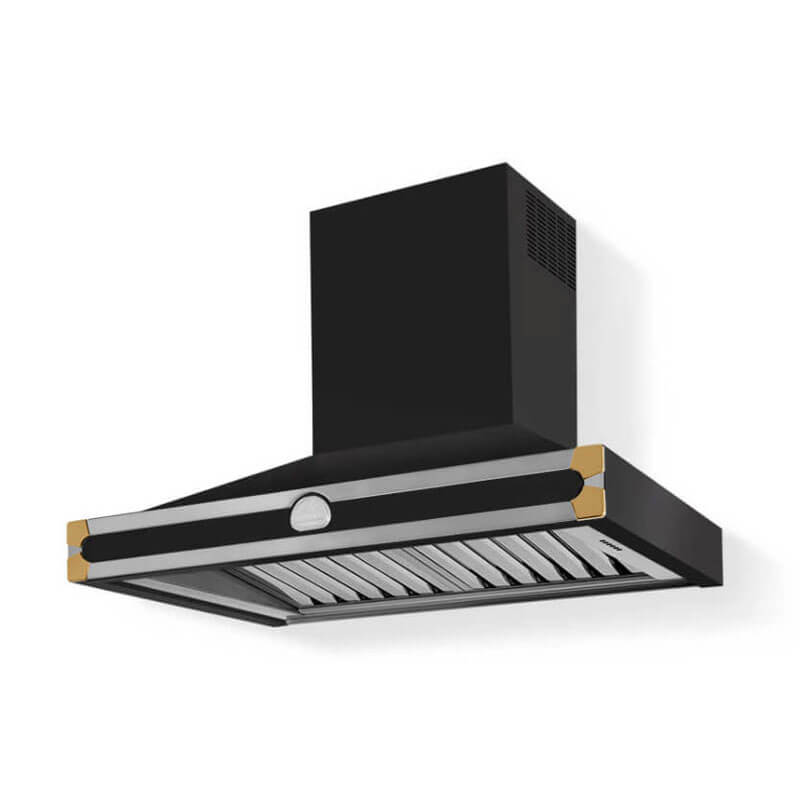 La Cornue Albertine90 Matt Black Rangehood | HS9N