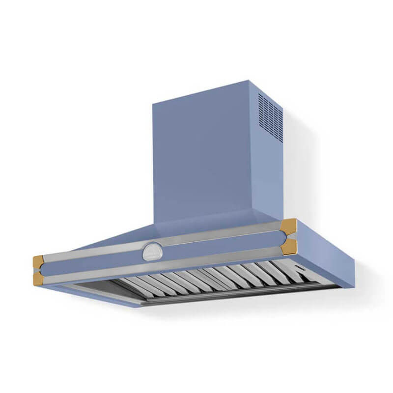 La Cornue Albertine90 Paris Blue Rangehood | HS9P