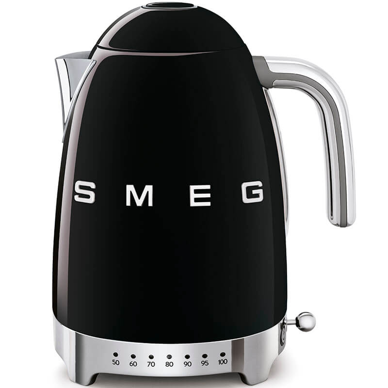 Smeg Appliances Variable Temp Kettle - Black | KLF04BLAU