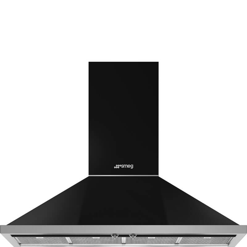 Smeg Appliances 120cm Wallmount Rangehood | KPFA12BL