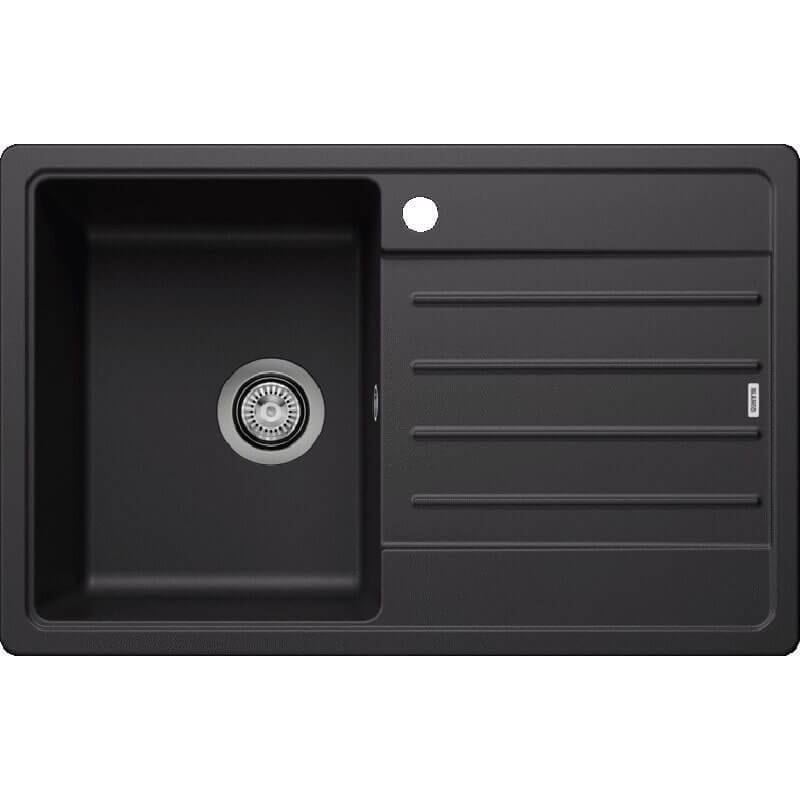 Blanco Silgranit - Single bowl Silgranite. Available in white anthracite and black. Inset installation. Left or Right Hand Bowl | LEGRA 45S