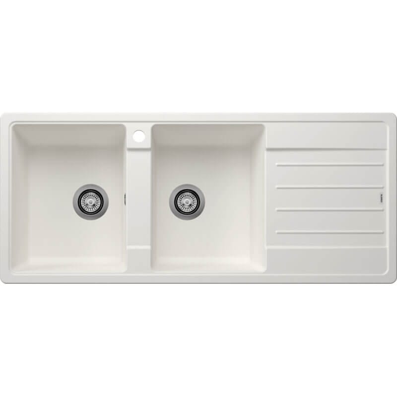 Blanco Double bowl Silgranit. Available in white anthracite and black. Inset installation right-hand or left-hand bowl | LEGRA 8S - Image 3