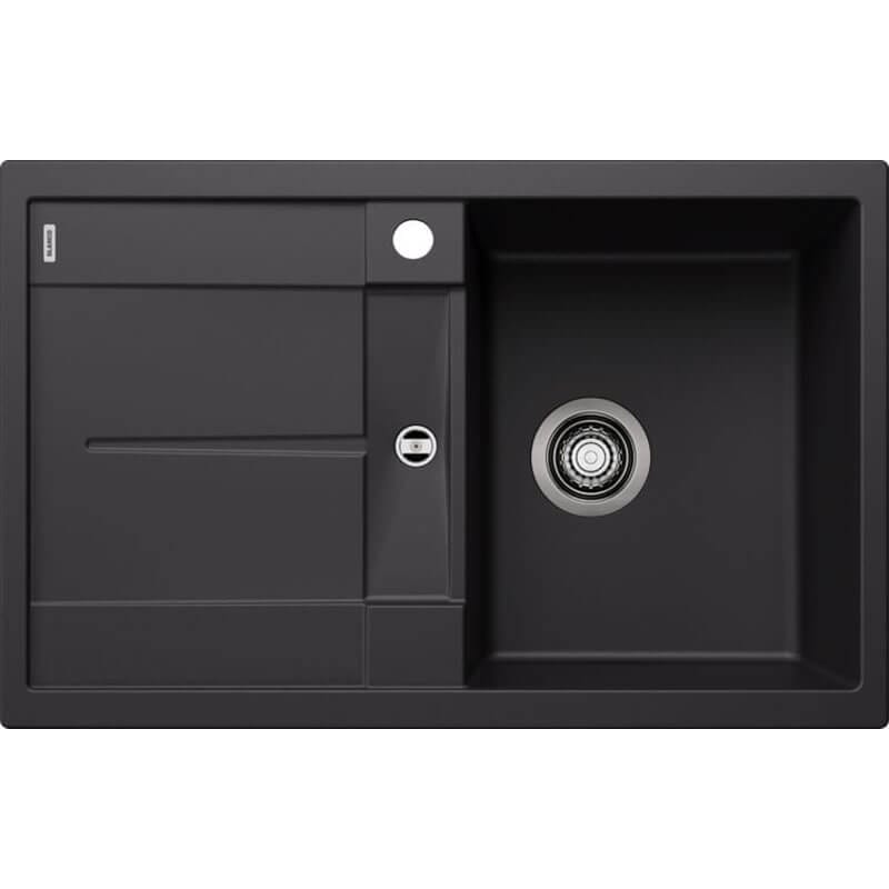 Blanco Silgranit - Single bowl Silgranite. Available in white anthracite and black. Inset installation. Left or Right Hand Bowl | METRA 45S