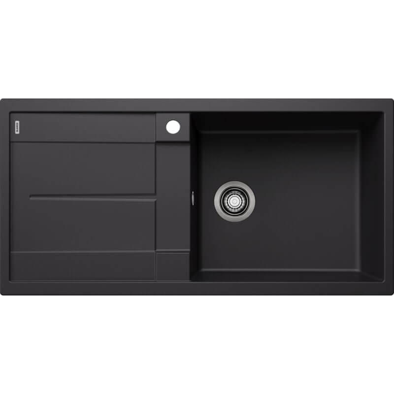 Blanco Silgranit - Large single bowl Silgranit. Available in white anthracite or black. Inset installation left-hand or right-hand bowl | METRA XL 6S