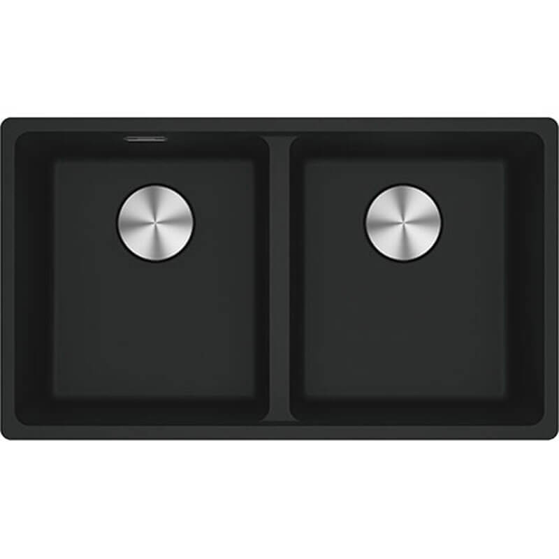 Franke Maris Double Bowl Matt Black | MRG620-35-35-MB