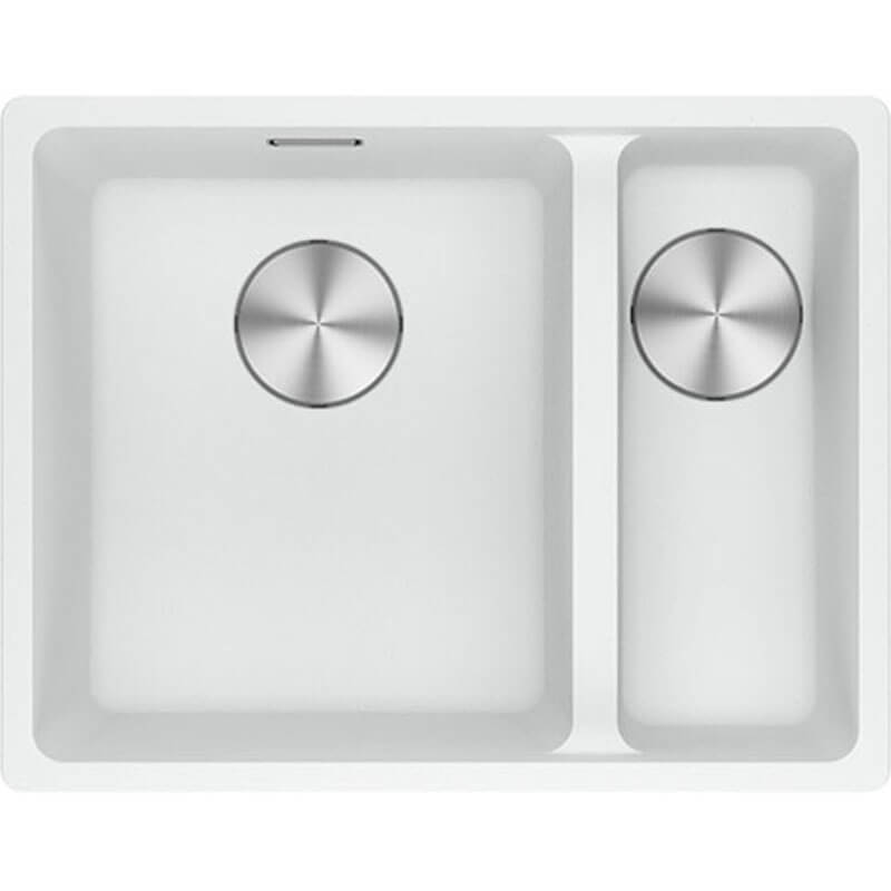 Franke Maris 1 & 1/2 Bowl Right Polar White | MRG660-35-15-SBR-PW