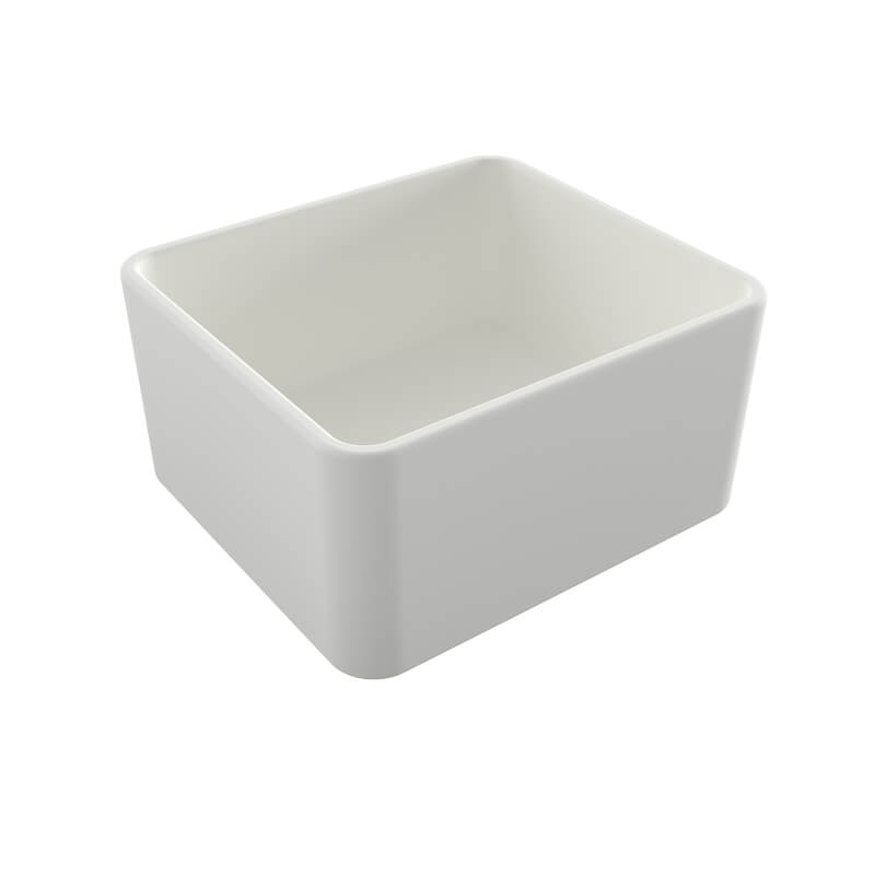 Turner Hastings Novi 50 x 46 Fireclay Single Bowl Butler Sink Matte White | NO503FS-MW