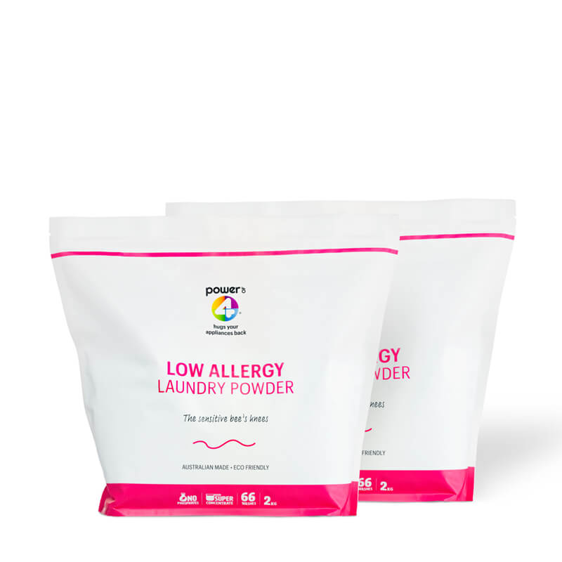 Power Of 4 2 x 2KG Low Allergy Laundry Powder Bag (Adelaide Metro Only!) | PO42KGLALP2PK