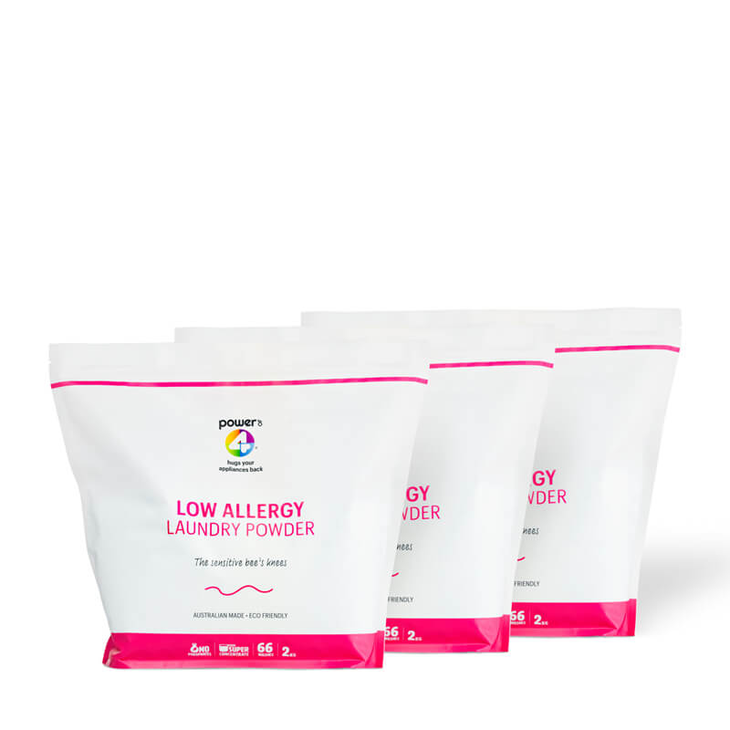 Power Of 4 3 x 2KG Low Allergy Laundry Powder Bag (Adelaide Metro Only!) | PO42KGLALP3PK