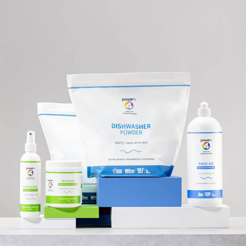 Power Of 4 Complete Dishwasher Bundle (Adelaide Metro Only!) | PO4CDBUN