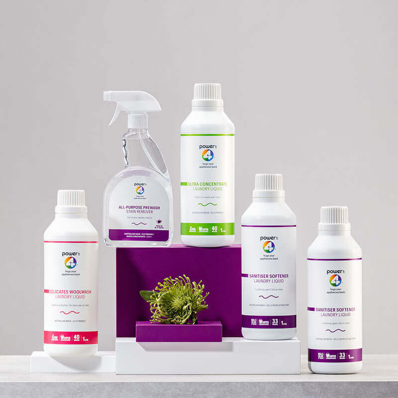 Power Of 4 Laundry Liquids Bundle (Adelaide Metro Only!) | PO4LLBUN