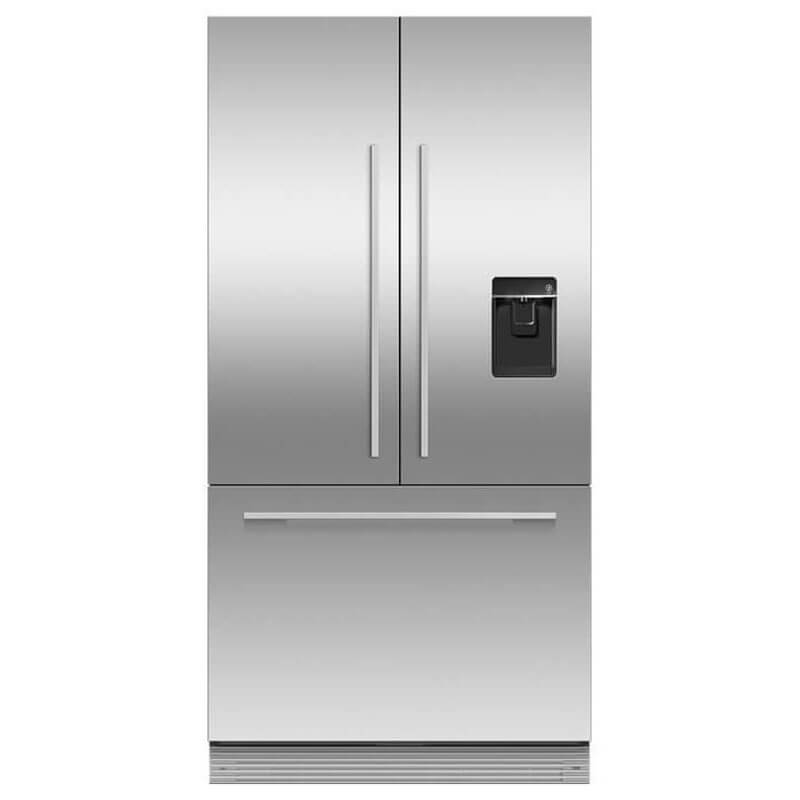Fisher & Paykel 90cm Series 7 Integrated French Door Refrigerator Freezer Ice & Water | RS90AU1