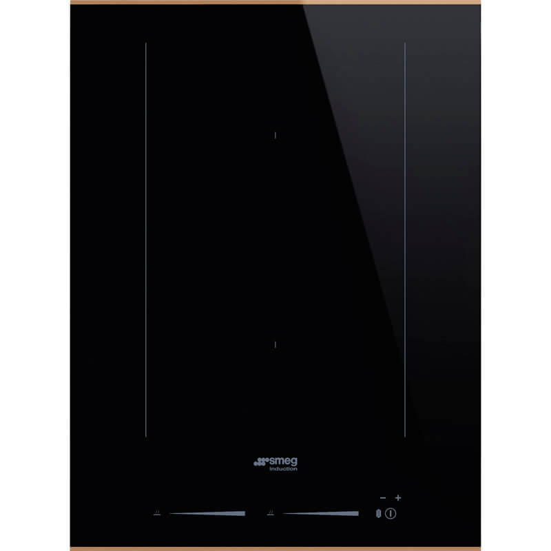 Smeg Appliances Dolce Stil Novo 32cm 2 Induction Zones Copper Trim Cooktop | SIM6323R