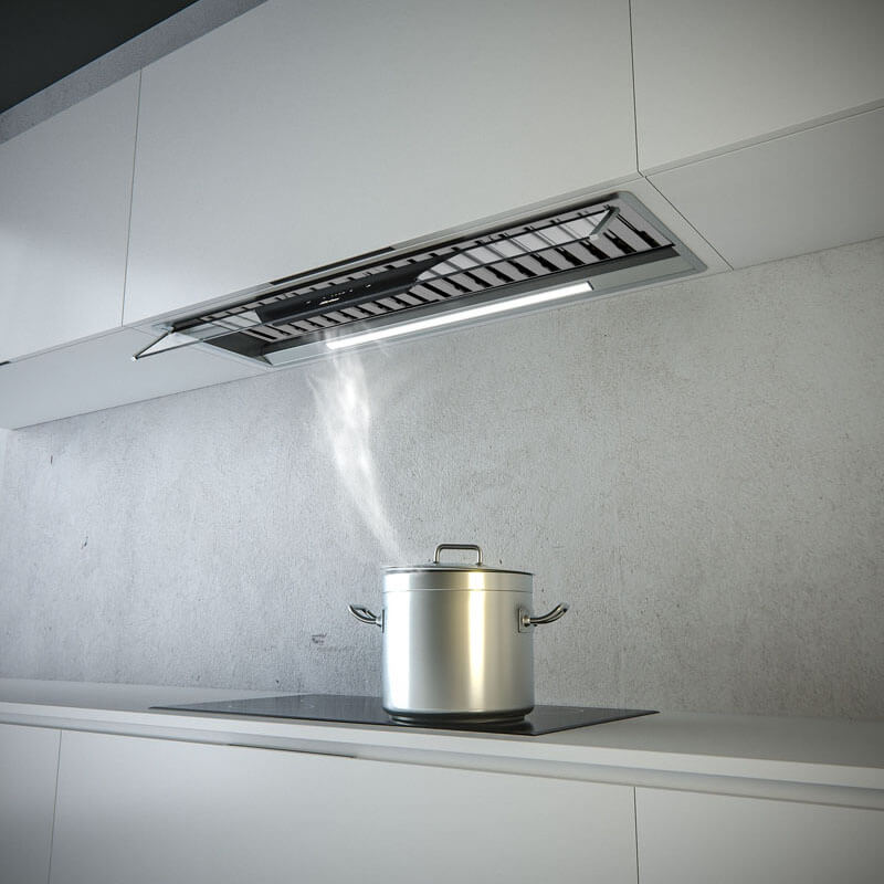 Sirius Valentina 850mm undermount with Glass Fascia | SLTC919L850