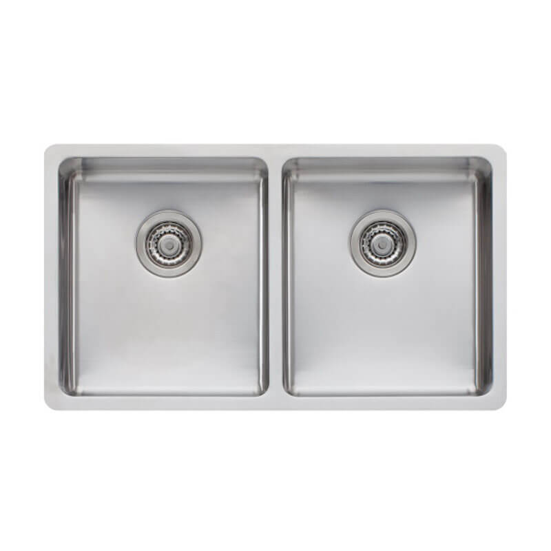 Oliveri Sonetto Double Bowl Universal Stainless Steel Sink | SN63TU