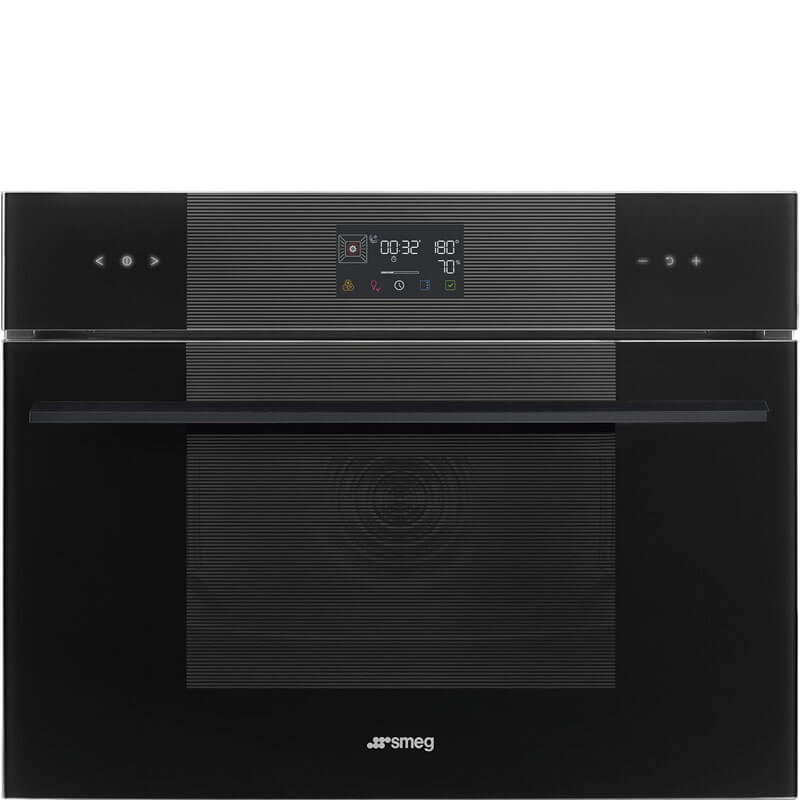 Smeg Appliances Linea Combisteam Black | SO4102S3B3