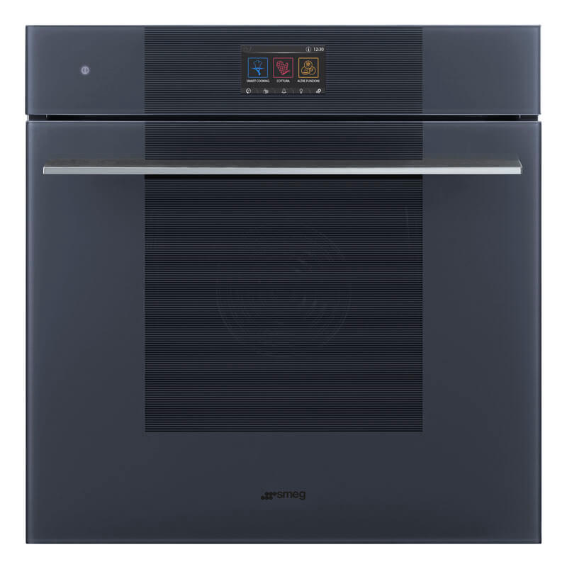 Smeg Appliances Linea 60cm Pyrolitic Steam Oven Neptune Grey | SOPA6104S2PG