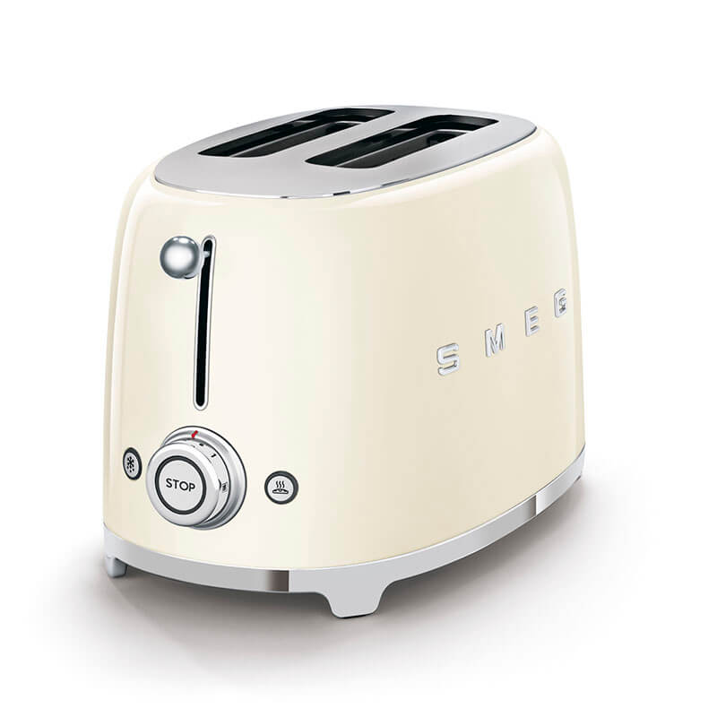 Smeg Appliances Toaster - 2 Slice Cream | TSF01CRAU