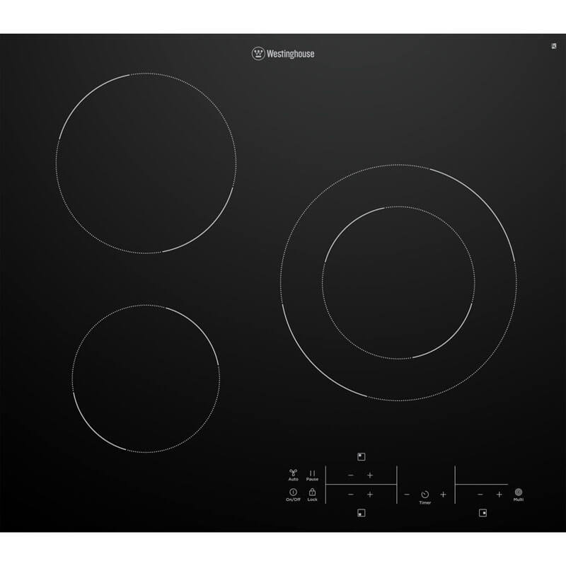 Westinghouse 3 Zone Ceramic Cooktop With Dual Zone And Hob2Hood | WHC633BD