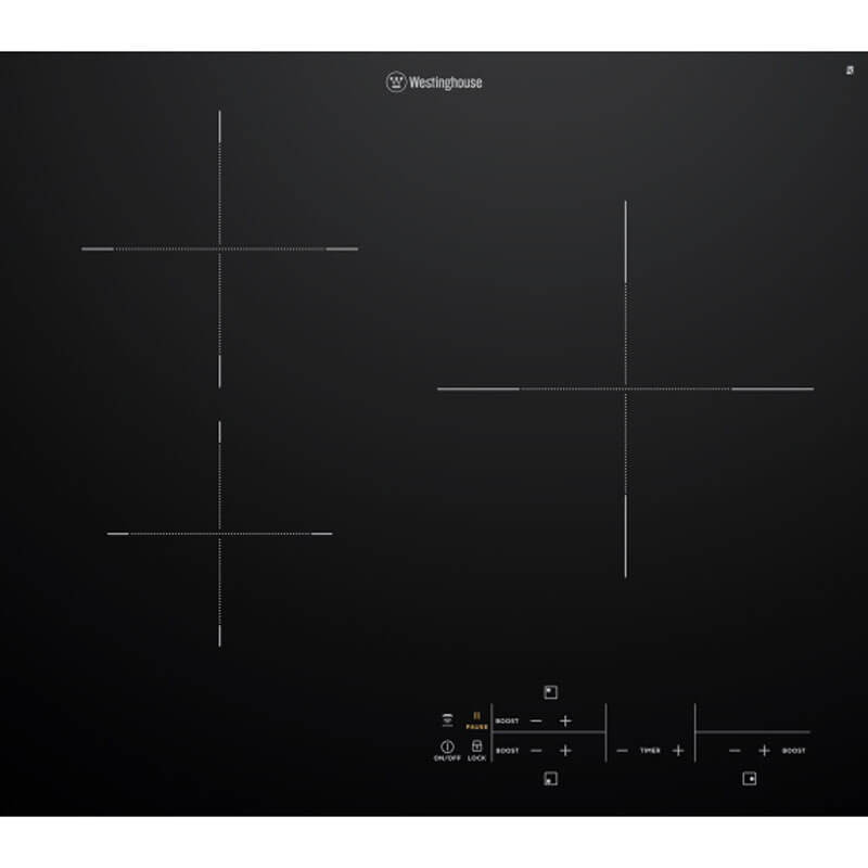 Westinghouse 60cm Black Ceramic Glass Induction Cooktop | WHI633BC