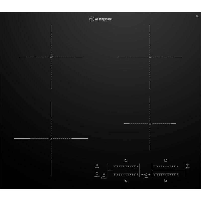 Westinghouse 4 Zone Induction Cooktop With Boilprotect And Hob2Hood | WHI643BD
