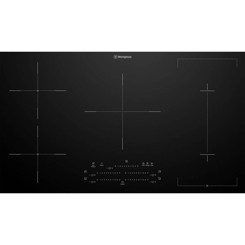 Westinghouse 5 Zone Induction Cooktop Boilprotect Bridge Zone - Hob2Hood | WHI955BD