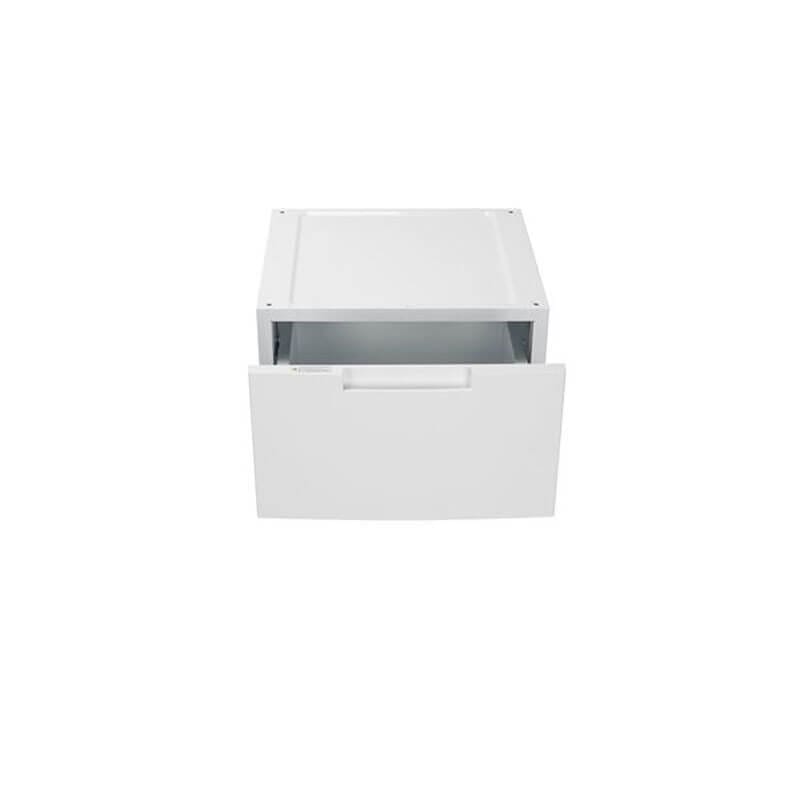 Bosch White laundry pedestal with self-closing pull out drawer | WMZ20540WW