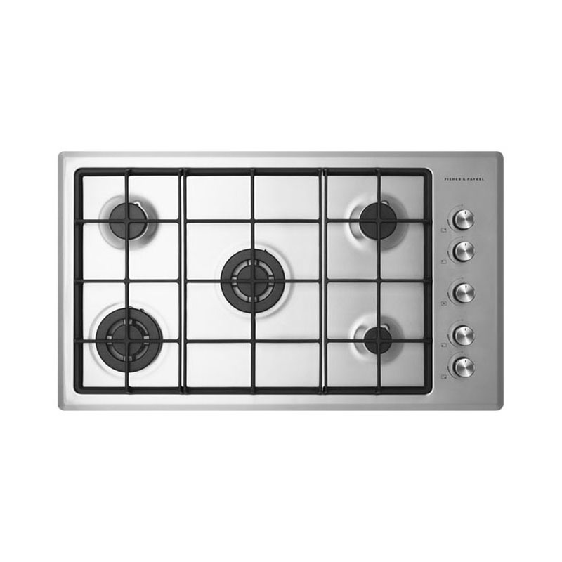 Fisher & Paykel Series 5 Gas on Steel Cooktop 90cm LPG | CG905CLPX2